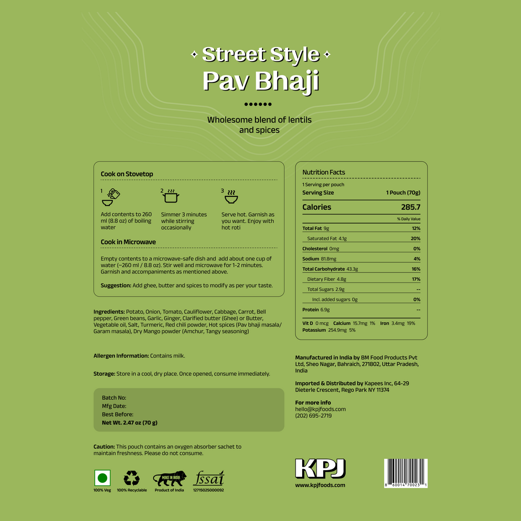 Street Style Pav Bhaji
